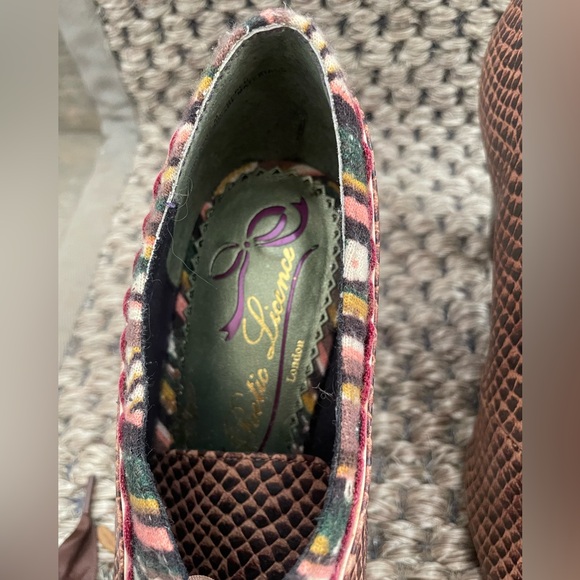 Poetic License Brown Couture Boots Booties Size 6.5 Snakeskin NEW - Picture 6 of 7